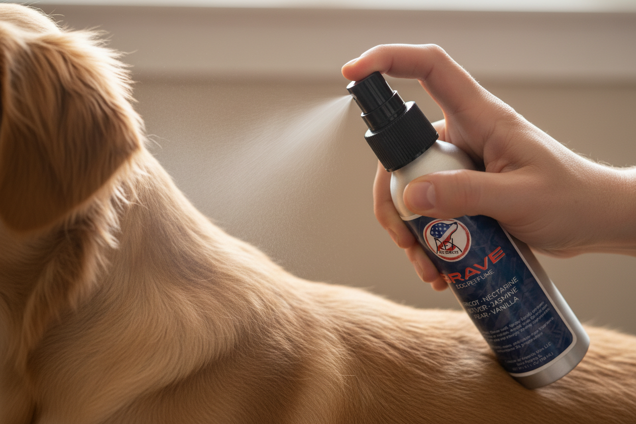 BRAVE capless spray lifestyle shot