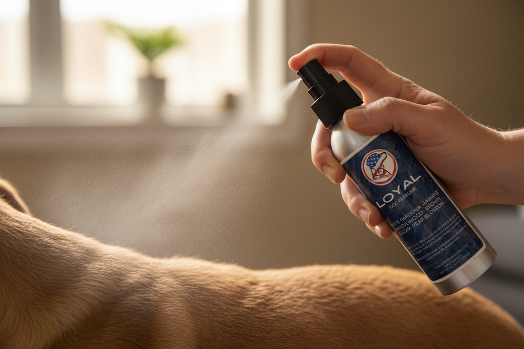 LOYAL capless spray lifestyle shot